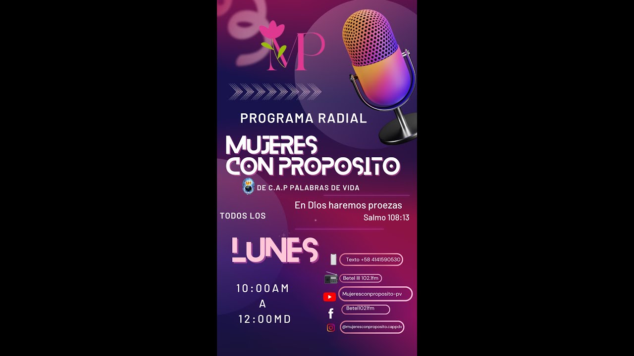 Mujeres con Proposito 02 Mar 2026 Part. 1