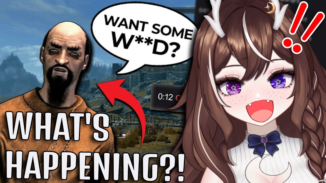 Polish Vtuber Reacts To Funniest Skyrim Mod || Blurbs First Time Reaction