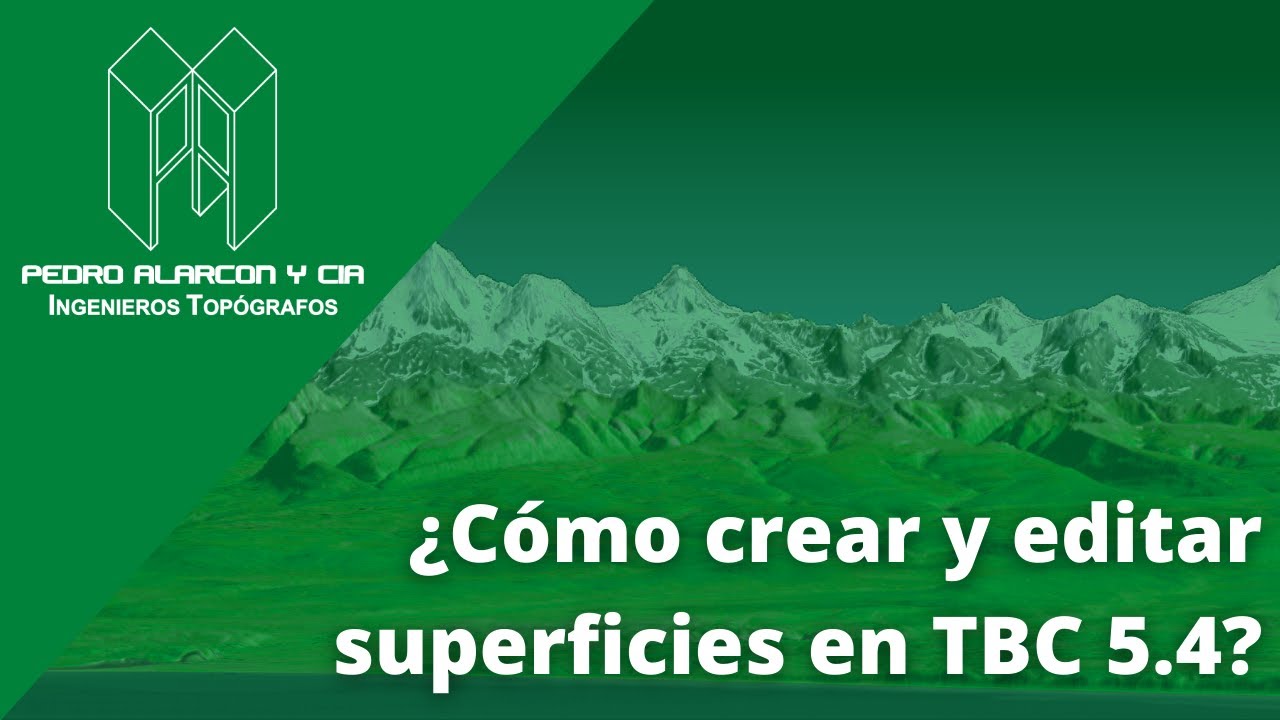 🔴 Aprende: Creación y edición de superficies en Trimble Business Center