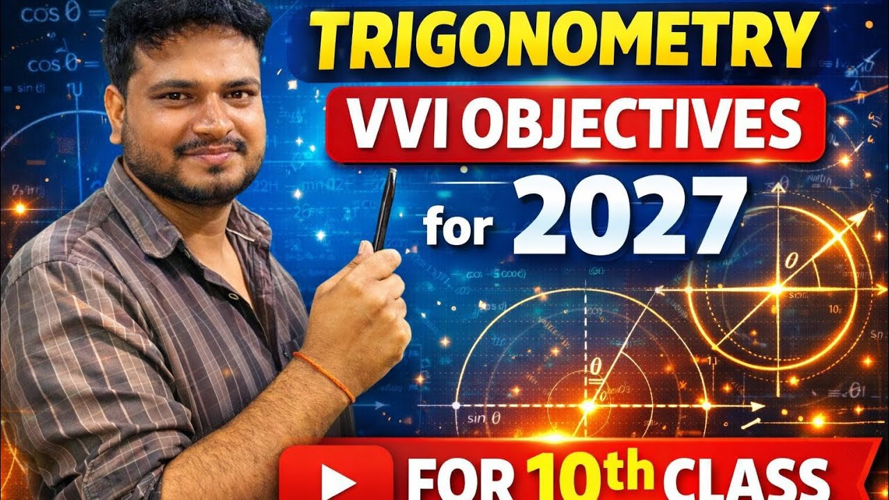 VVI TRIGONOMETRY OBJECTIVES 10th For 2027