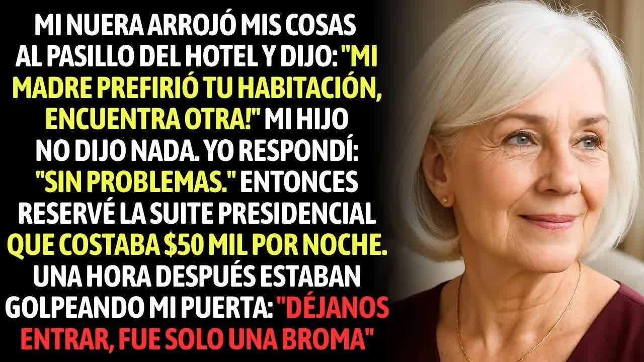 En Las Vacaciones, Mi Nuera Le Dio Mi Habitación A Su Madre, Así Que Reservé La Suite Presidenci