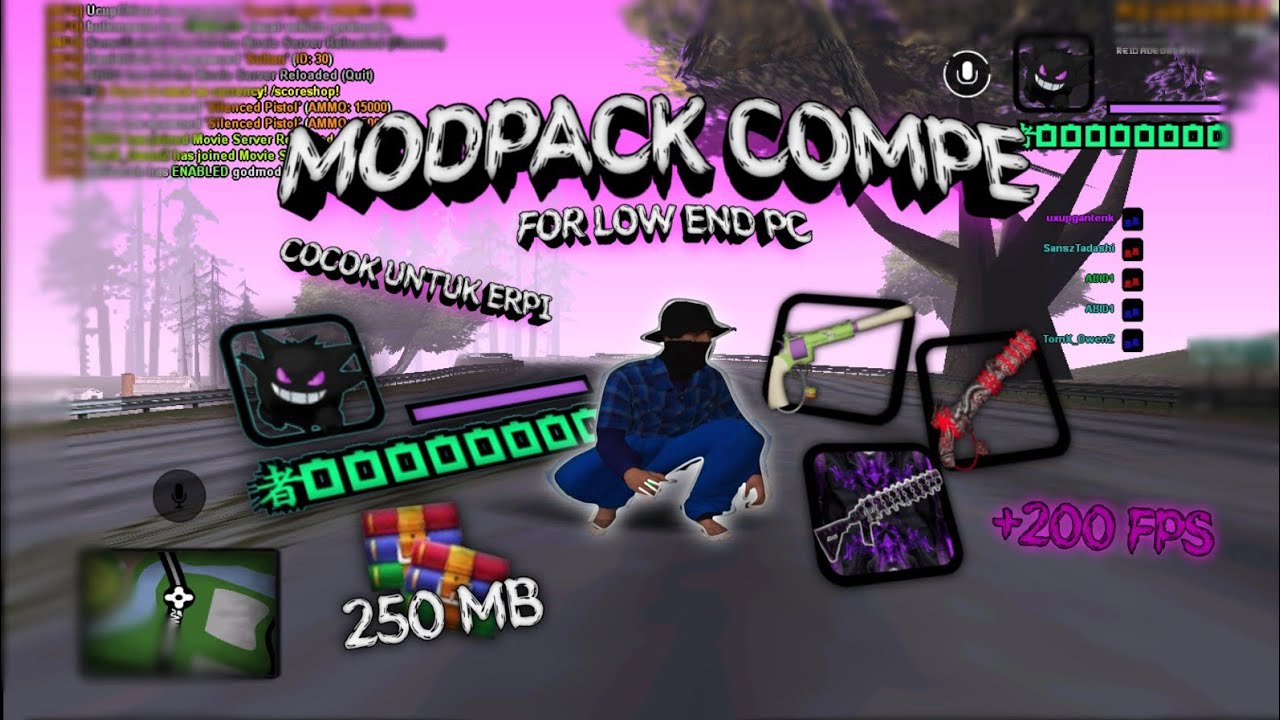 MODPACK COMPE COCOK UNTUK ERPI‼️RINGAN BOST FPS CUMA 250MB