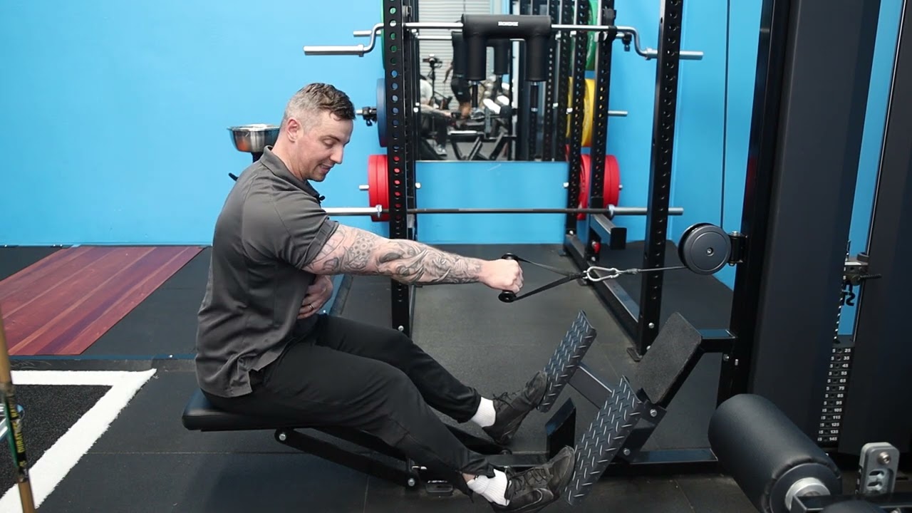 Cable Seated Row D Handle Unilateral Neutral Grip - Mind Performance Health