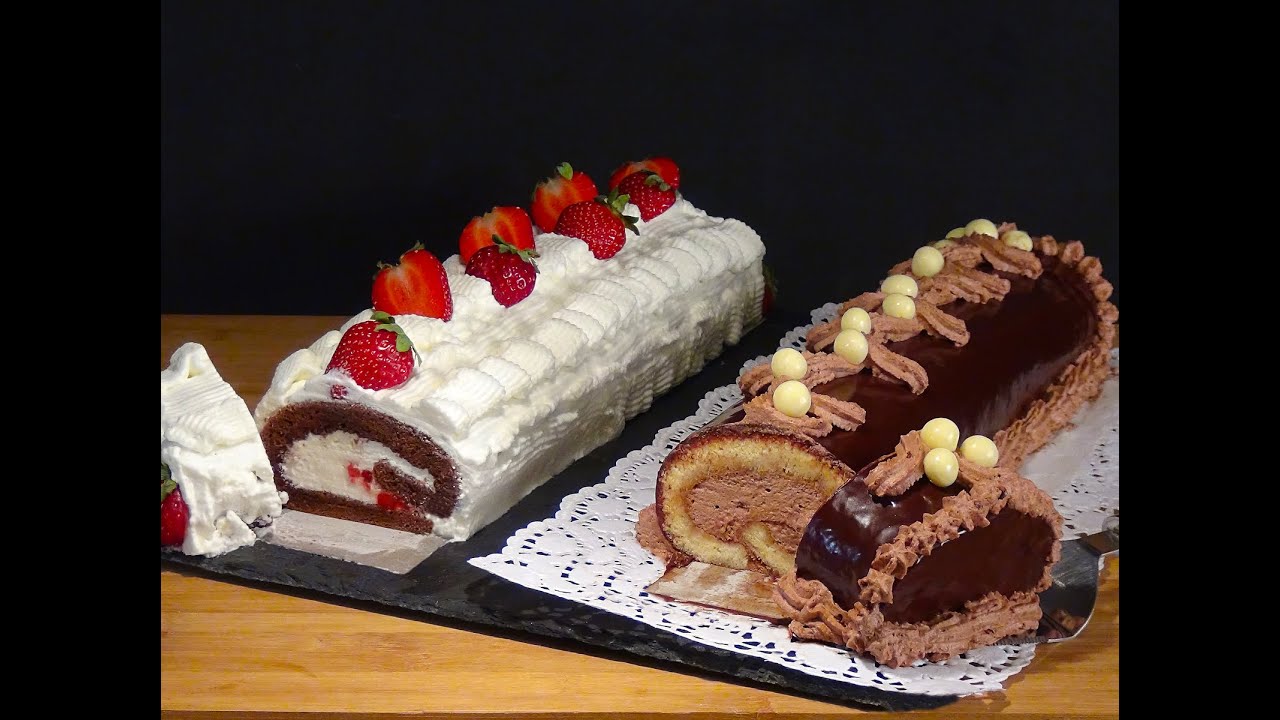 Receta Duo de brazos de gitano - Recetas de cocina, paso a paso, tutorial. Loli Domínguez