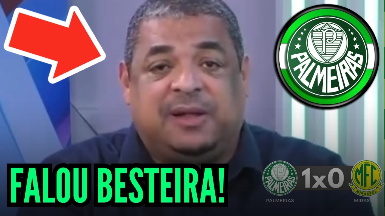 🚨 POLÊMICA! OLHA O QUE O VAMPETA FALOU DO PALMEIRAS!