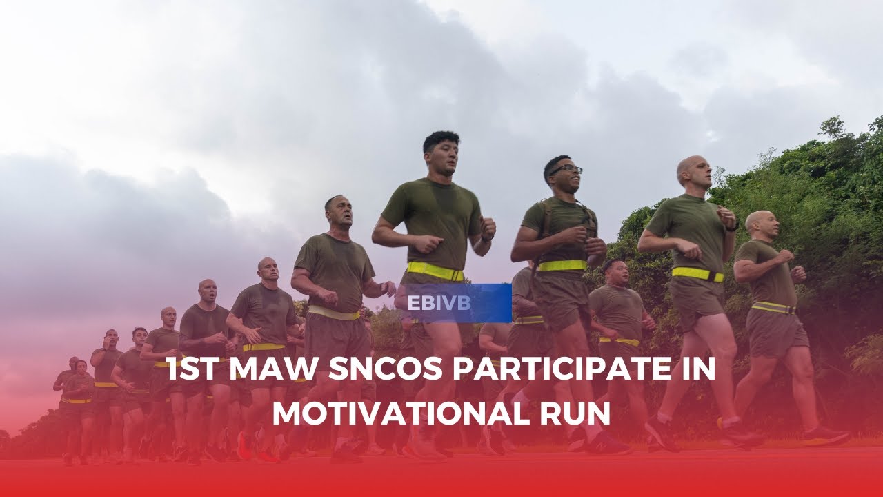 1st MAW SNCOs Motivational Run at MCAS Futenma, Okinawa | U.S. Marine Corps