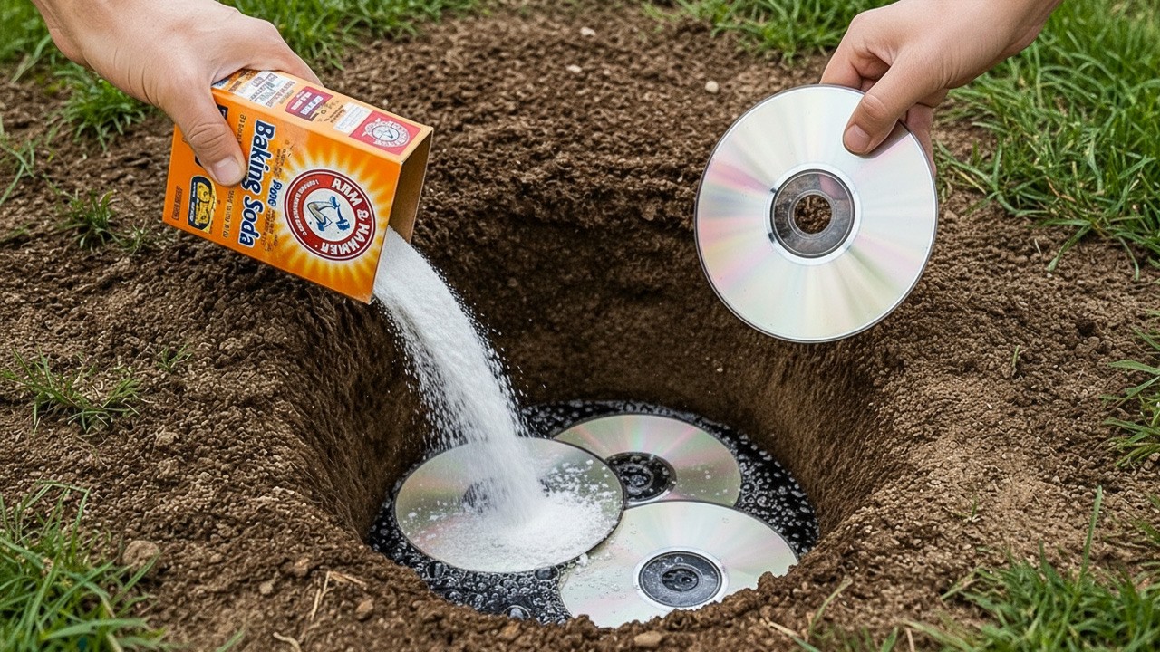 Millions of people don't know this secret😱!! Pour Coca-Cola and Old CDs into a hole!