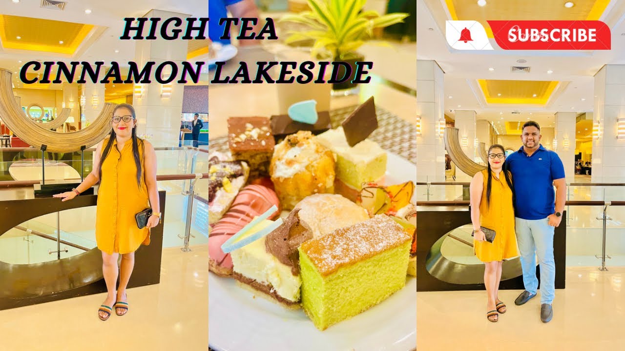 මට හම්බුන තෑග්ග | High tea in Cinnamon Lakeside |Sri Lanka | Athini Perera #food #couple #enjoy