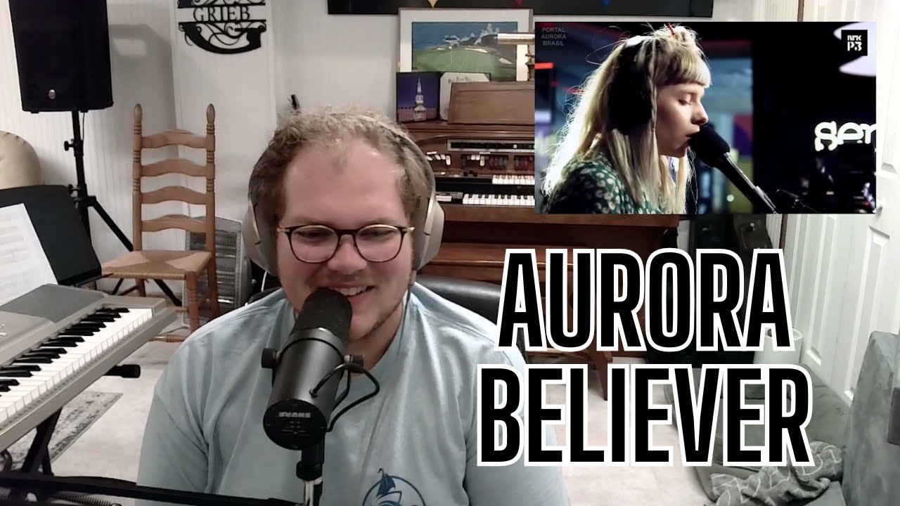 Believer (кавер) - AURORA (реакция) - ЕЁ ВОКАЛ НЕРЕАЛЬНЫЙ!!