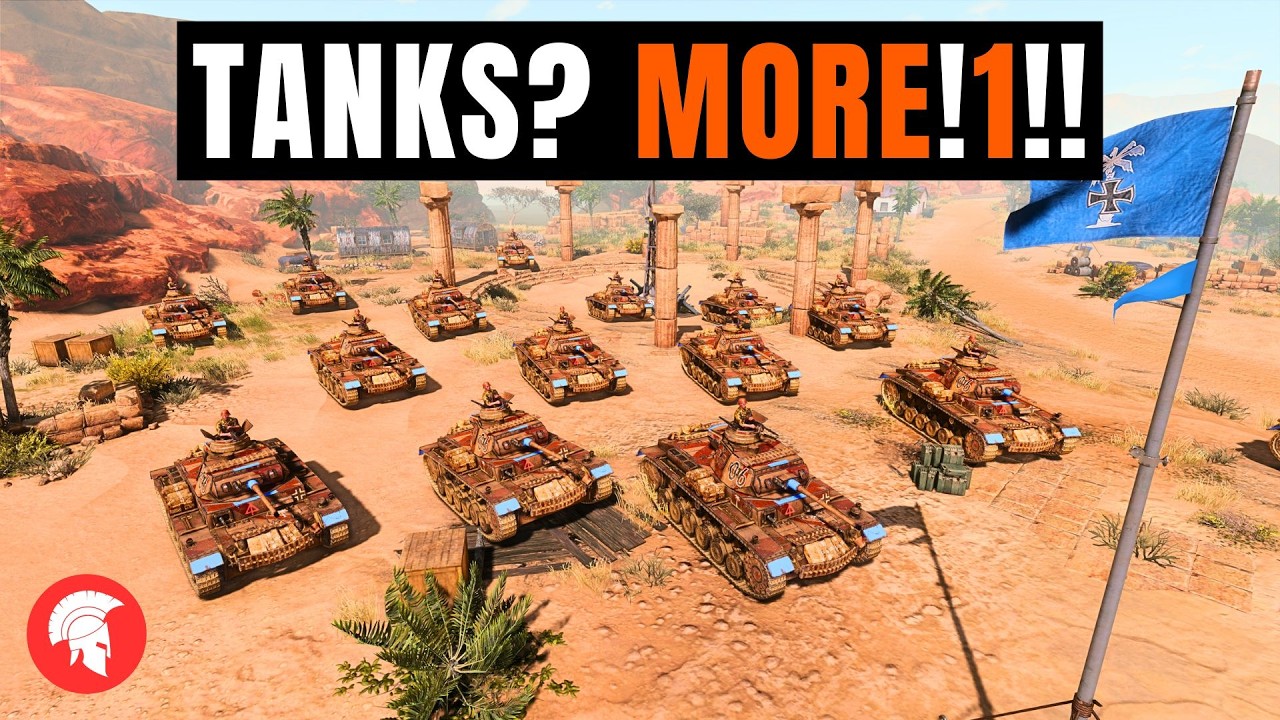 TANKS? MORE!1!! | Company of Heroes 3 | Afrikakorps Gameplay | 4vs4 Multiplayer | No Commentary