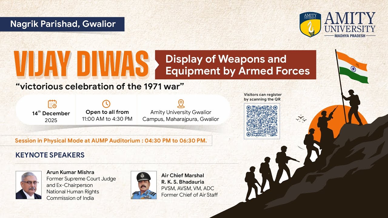VIJAY DIWAS | Victorious Celebration of the 1971 War | Amity University Madhya Pradesh