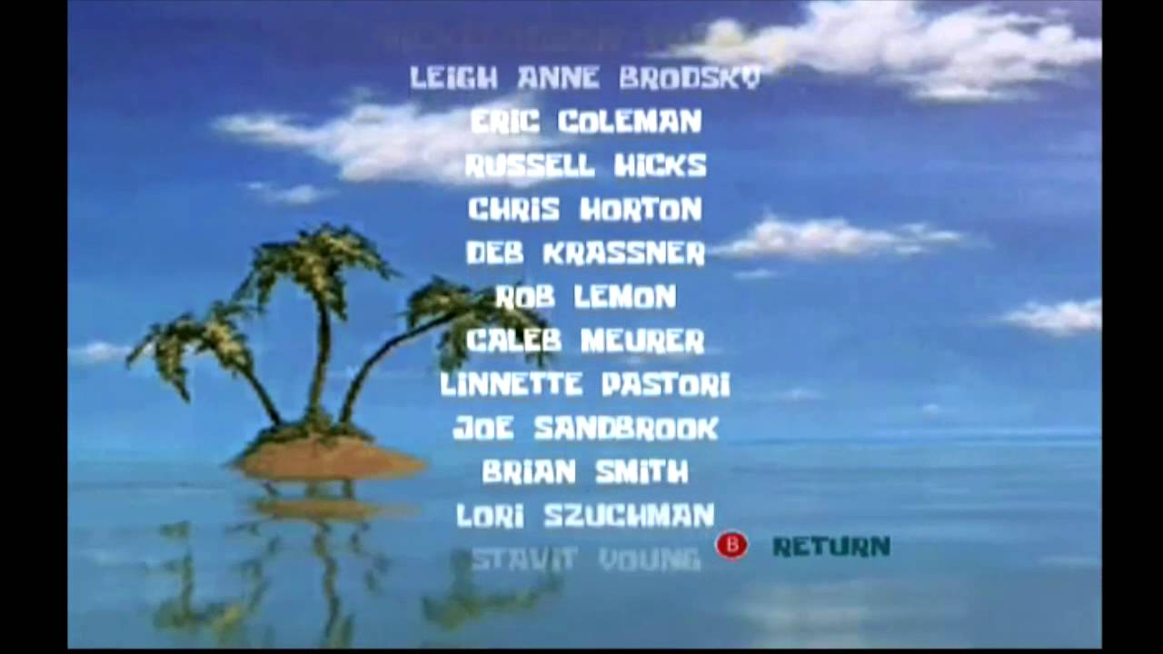 Spongebob: BFBB - Credits and Extras (Main Menu)