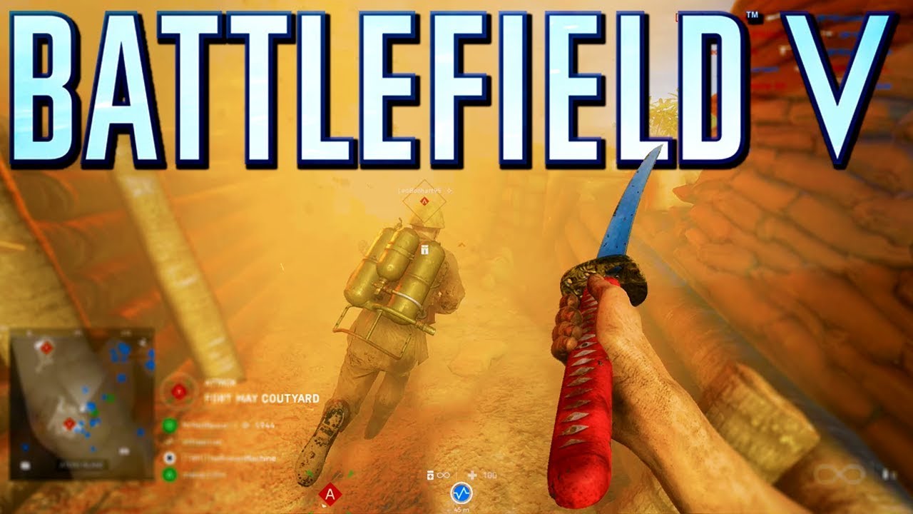 Battlefield 5 New Katana Destroys! (Battlefield V)