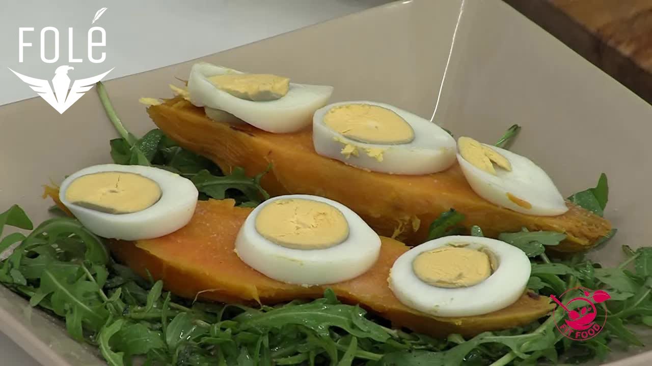 Patate e ëmbël me rukola - FitFood - 04.04.2019
