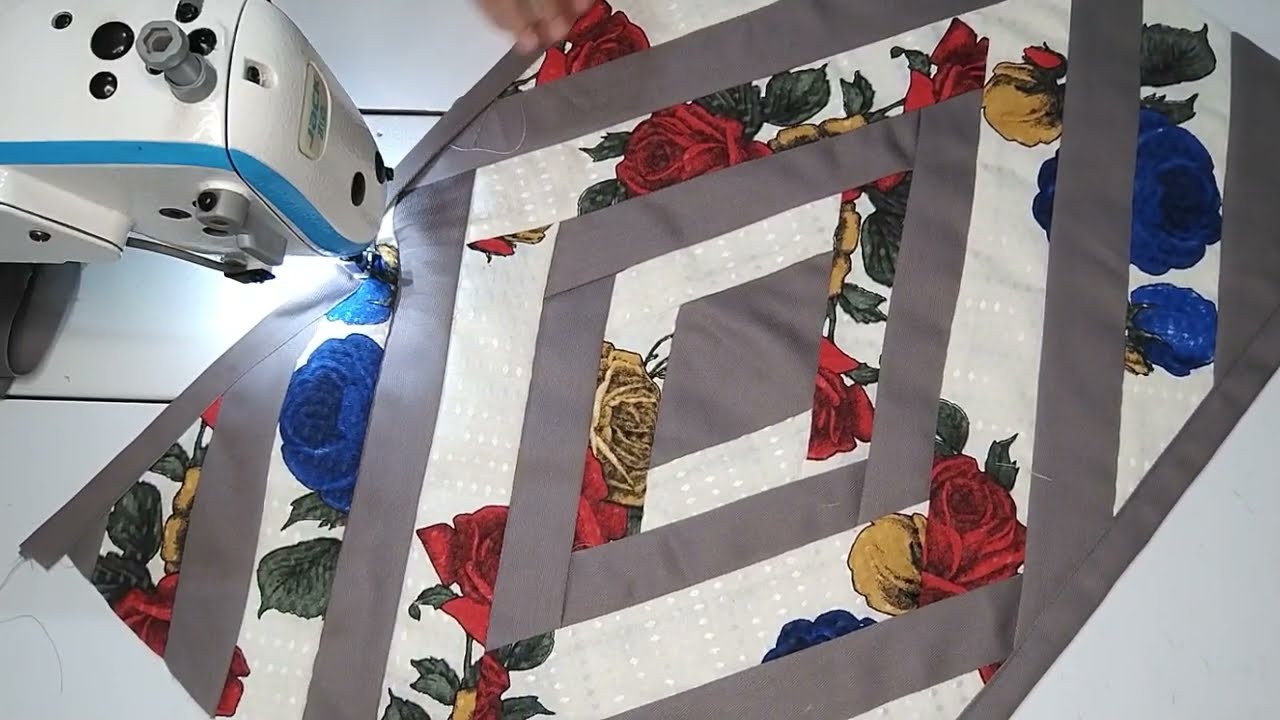TAPETE ARTESANAL . PROJETO LINDO E FÁCIL DE FAZER. RETALHOS DE FAIXA.