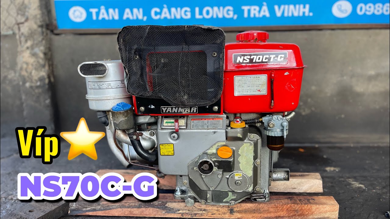 Máy dầu #yanmar NS70-G Nhật Bãi Vip⭐