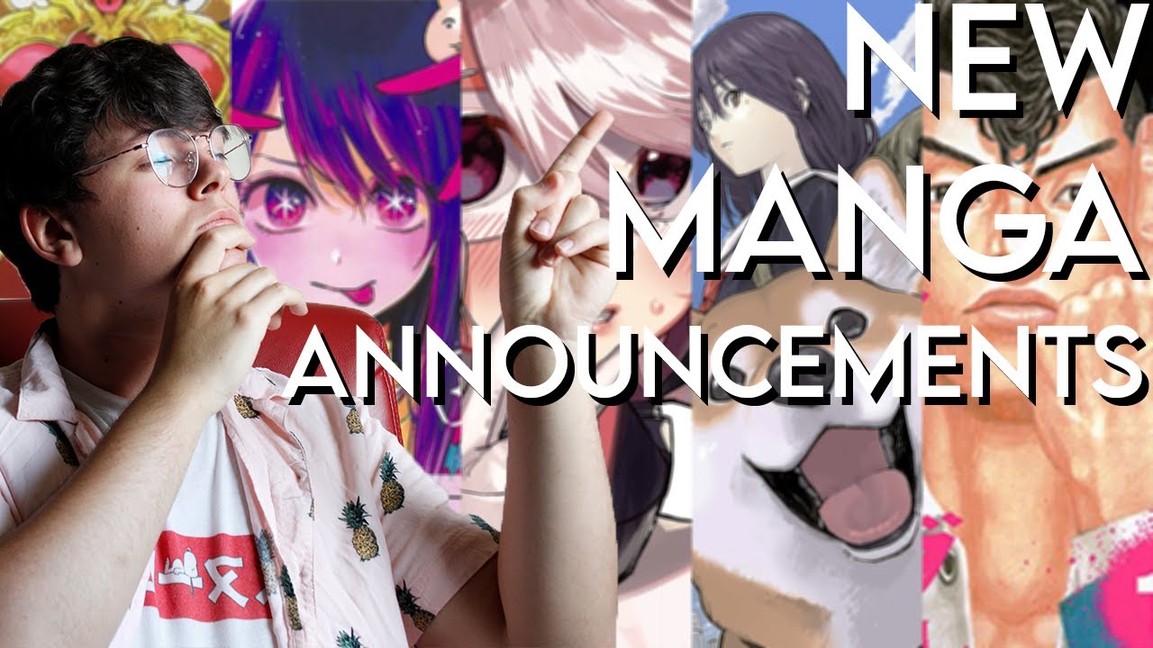 BRAND NEW Manga Announcements !! | Plasm's Manga
