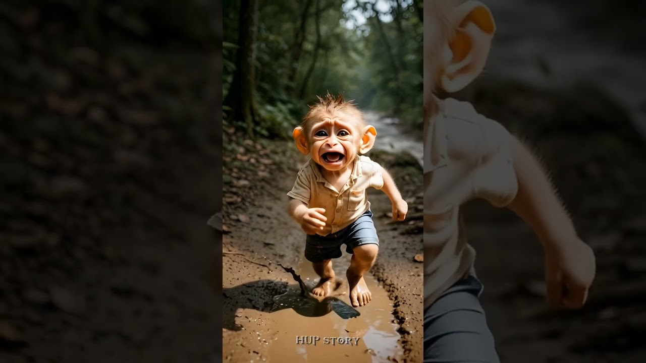 monkey baby ने बचाई लोगों की जान 🥺🐒 