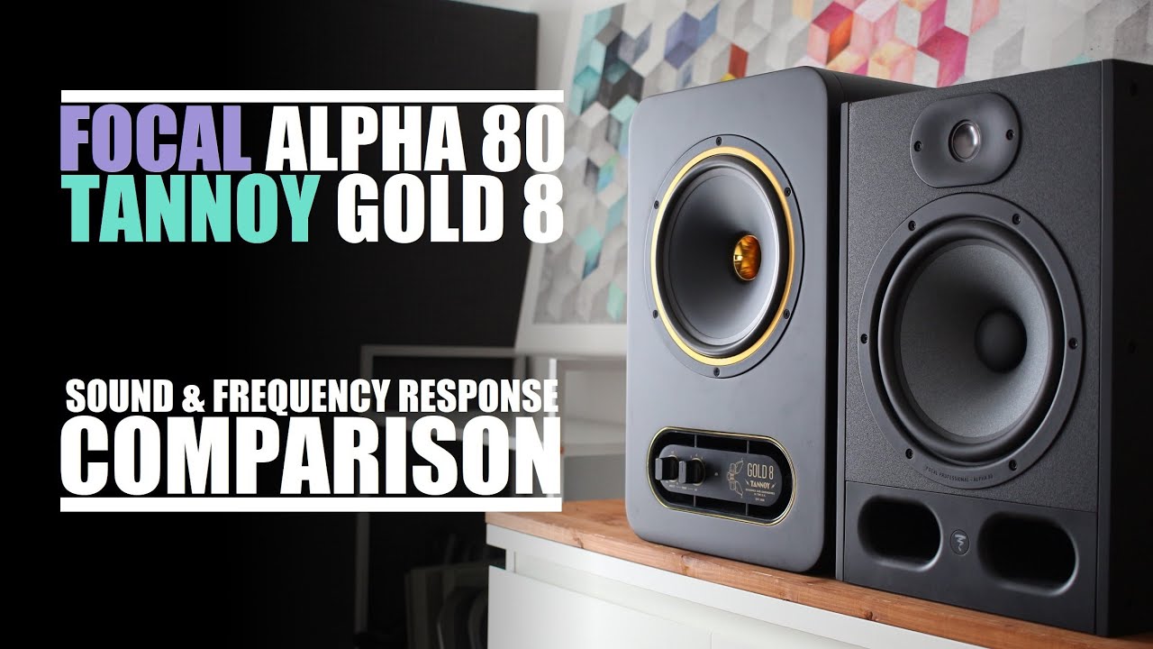 Focal Alpha 80 против Tannoy Gold 8 || Сравнение звука и частотных характеристик