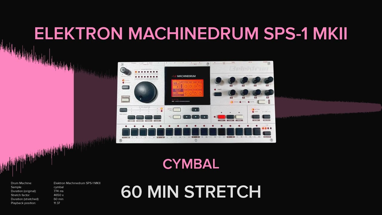 Elektron Machinedrum SPS-1 MKII Cymbal 2 (1 HOUR)