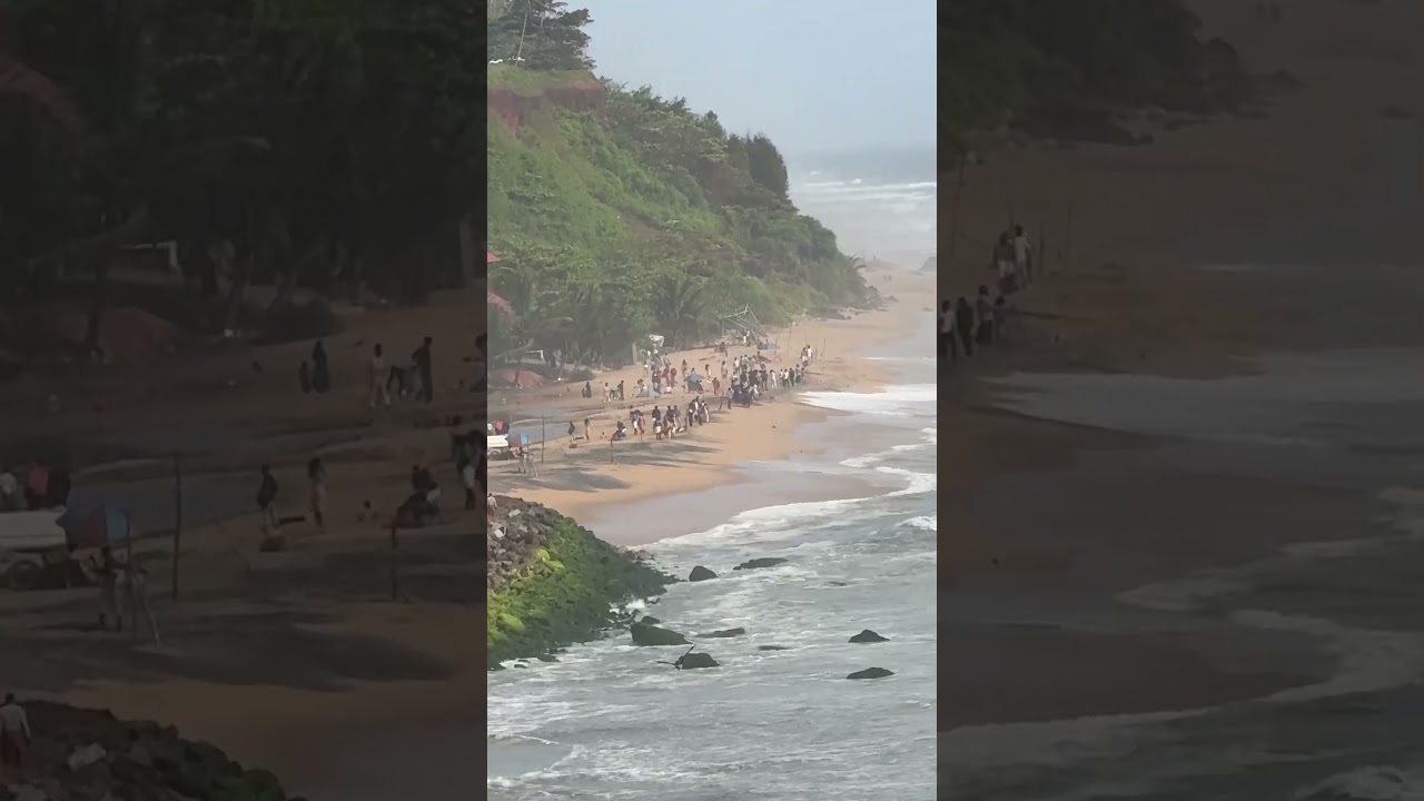 1❌ Don&rsquo;t Visit Varkala Cliff Beach 🥲 #coimbatoremapla #varkala 💚
