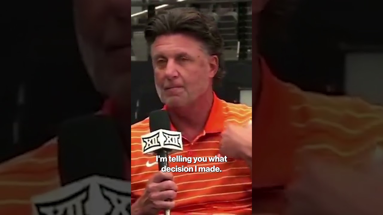 Mike Gundy shares his perspective on RB Ollie Gordon's DUI #shorts