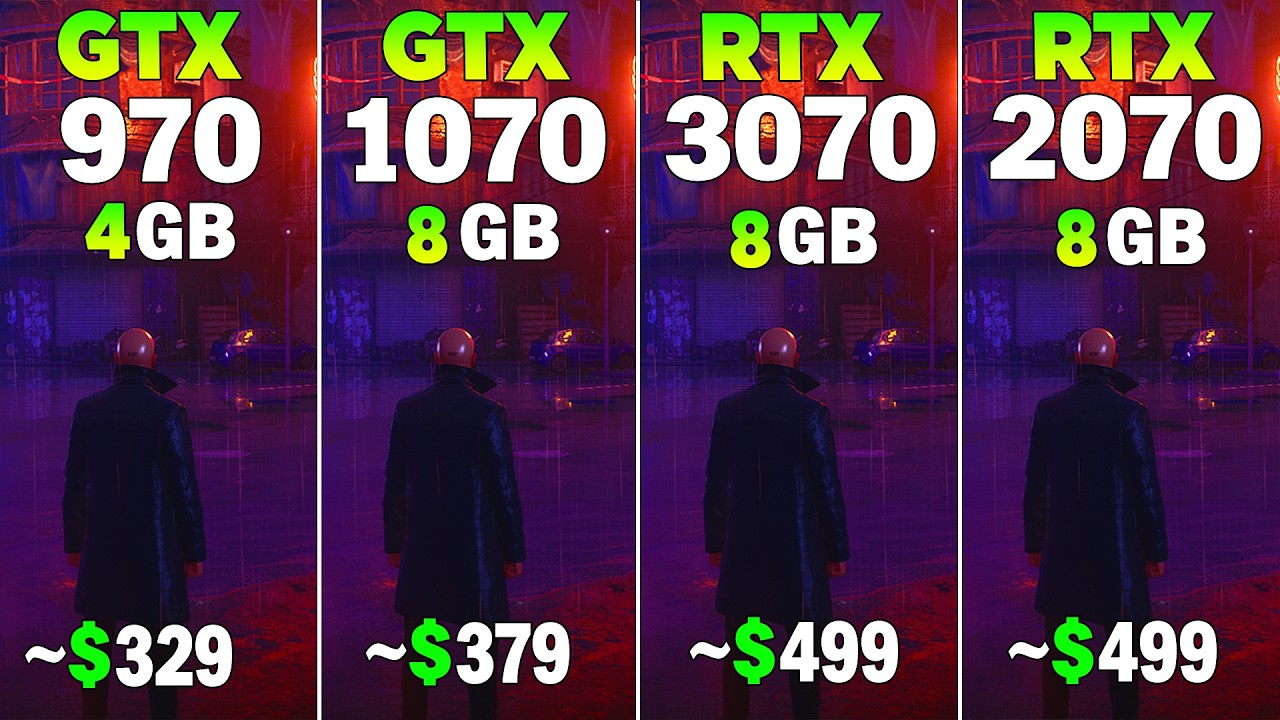 GTX 970 vs GTX 1070 vs RTX 2070 vs RTX 3070 - 8 Game Test | Worth Upgrading?