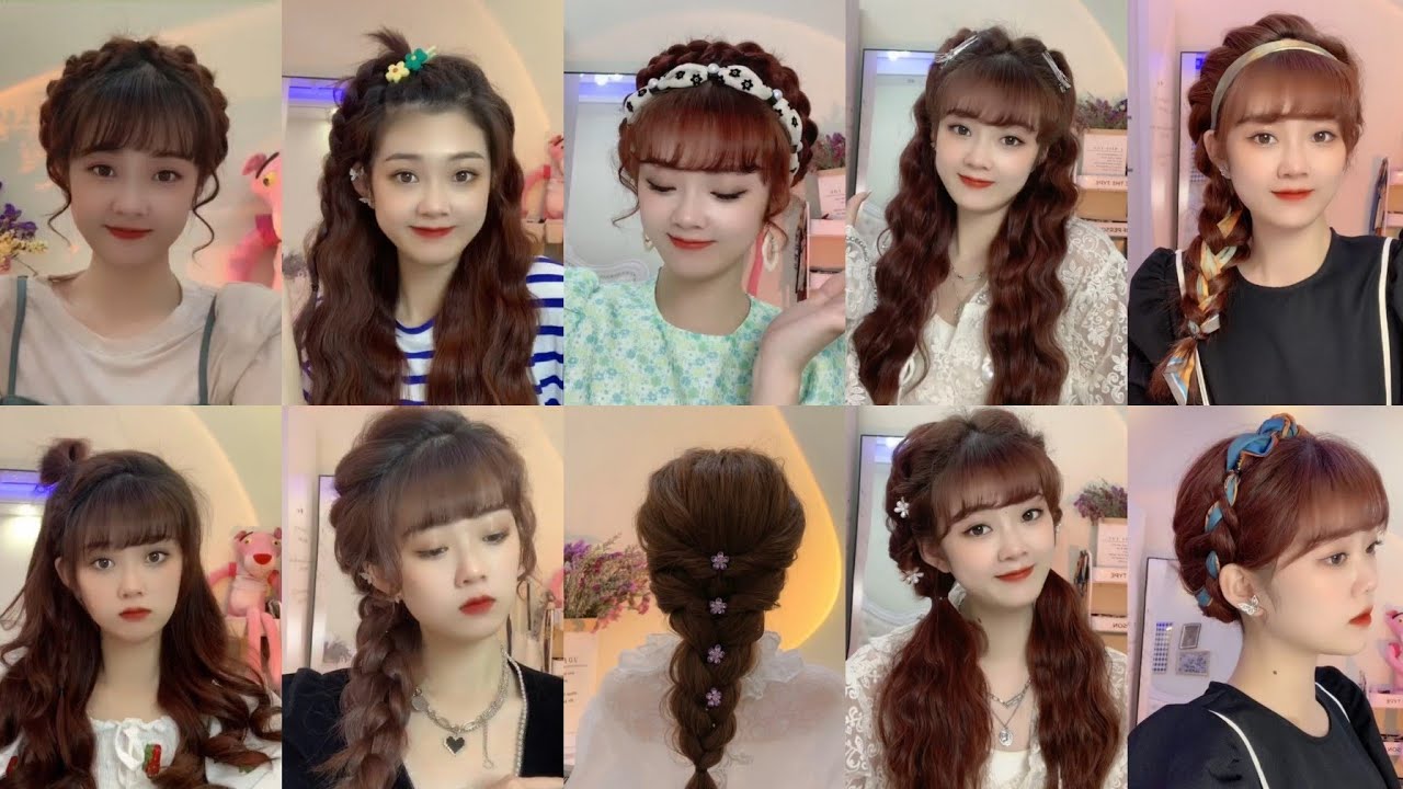 Quick & Easy |School & Work Hairstyle Tutorial 🌺Korean style for girls