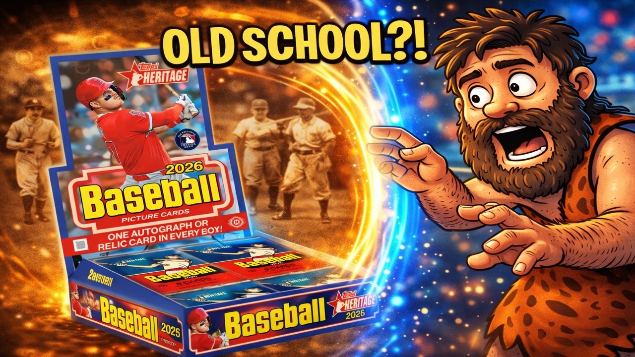 Карточка Topps Heritage 2026 года… Атмосфера старой школы, огромные хиты!