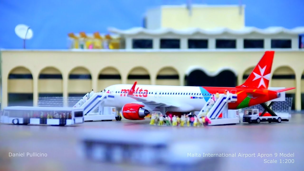 Malta International Airport Scale 1:200 Model - Exhibition 2019