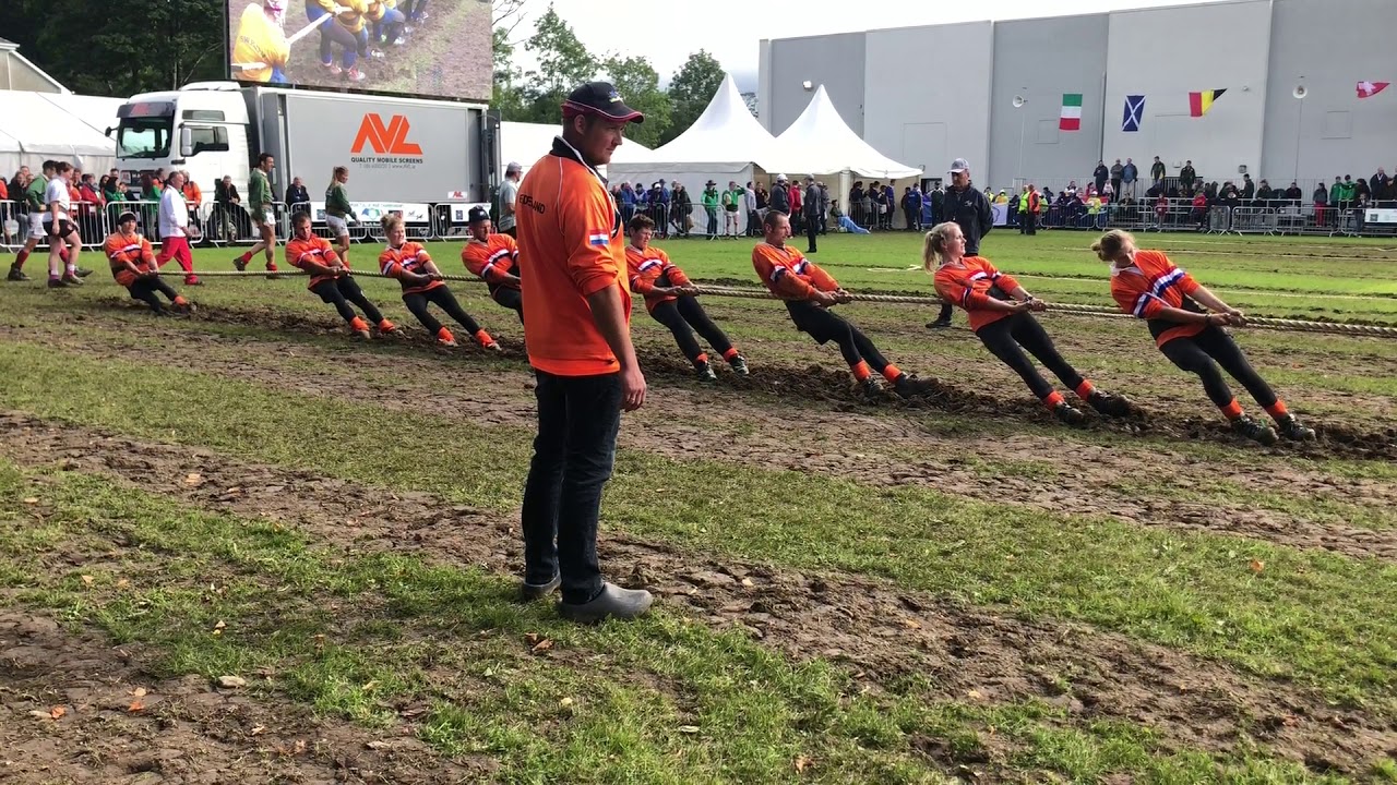 15)  Nederland vs Zweden - 580KG Mix - 1ste trek - EK Touwtrekken 2019
