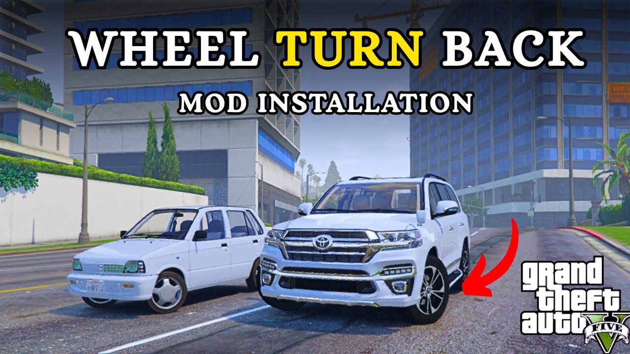 HOW TO INSTALL FIX WHEEL TURN BACK MOD IN GTA 5 | MODDING ADDA