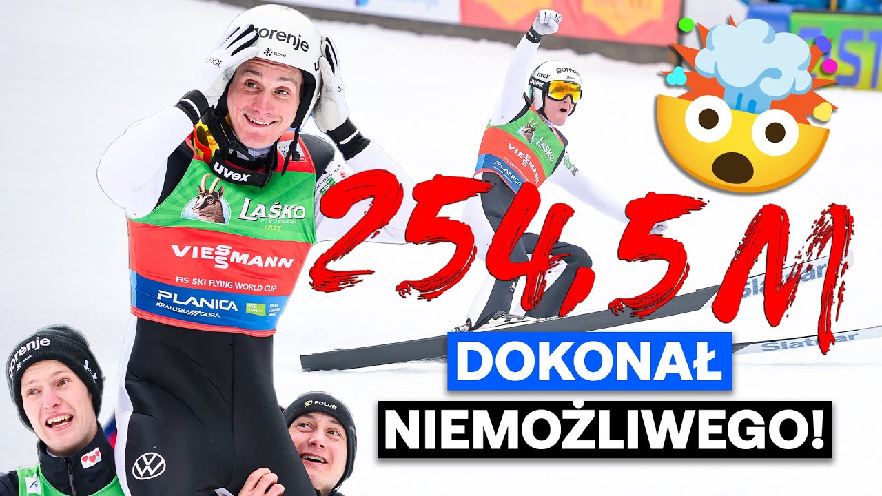 🤯 NOWY REKORD ŚWIATA w długości skoku narciarskiego!