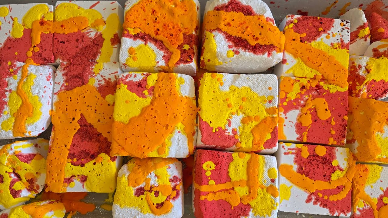 Fresh Chalk and Cornstarch Paste | ASMR | Jumbos | Unpolished | Blocks | Oddly Satisfying
