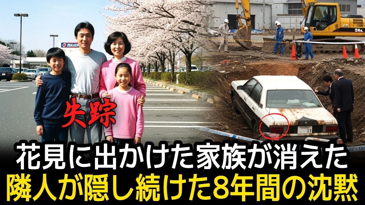 東名高速SAで消えた4人家族…平成12年 リフォーム工事で発見された白い車の衝撃的な真実