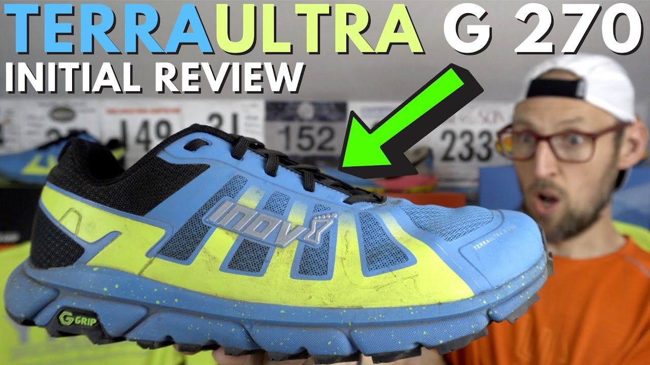 Inov-8 Terraultra G 270 Review | New Blue & Yellow Colourway | Best cushioned trail shoe? | eddbud