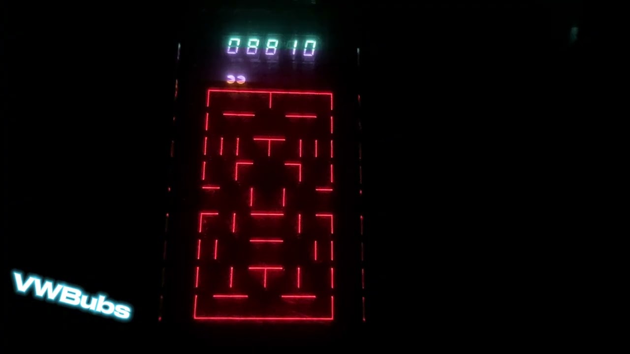 Coleco mini arcade pac man gameplay (4k retro)
