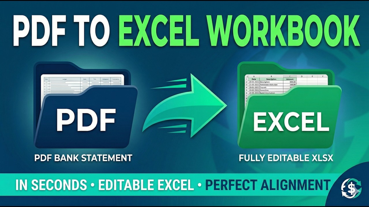 How to Convert PDF Bank Statements to Excel in 30 Seconds