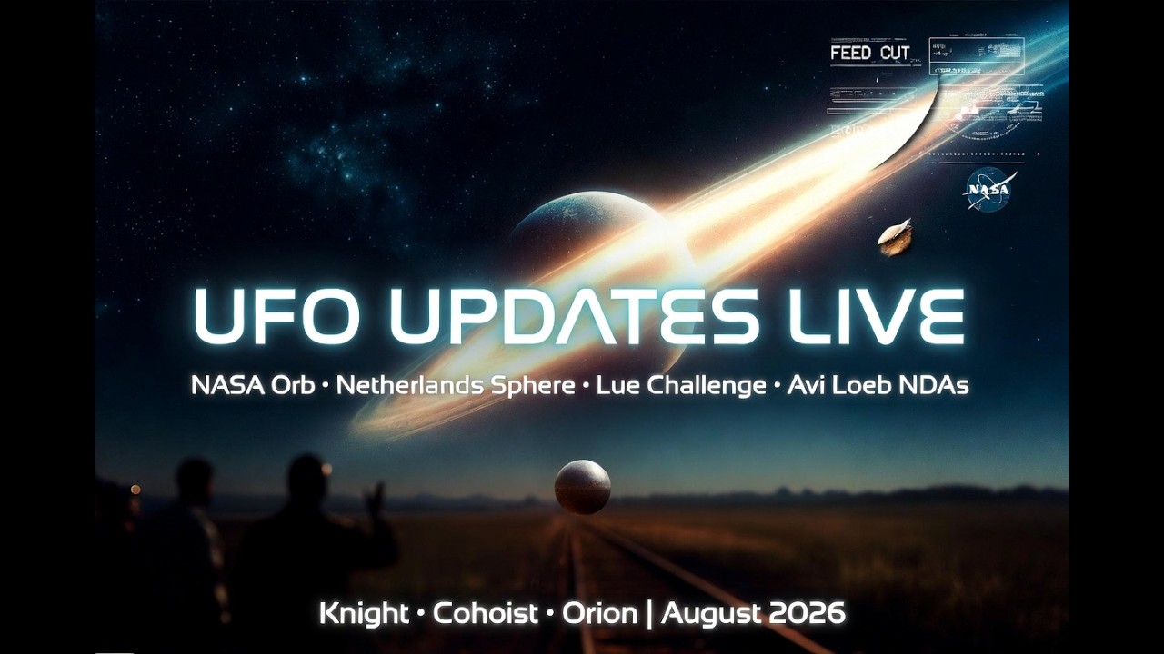 UFO Updates Live: NASA Orb Feed Cut, Netherlands Spinning Sphere, Lue&rsquo;s Polygraph Challenge & Avi Lo