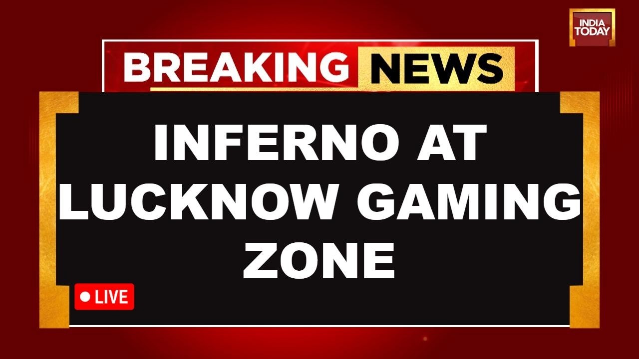 Lucknow Fire News LIVE: Massive Blaze Erupts At Gaming Zone, Firefighting Operations Underway