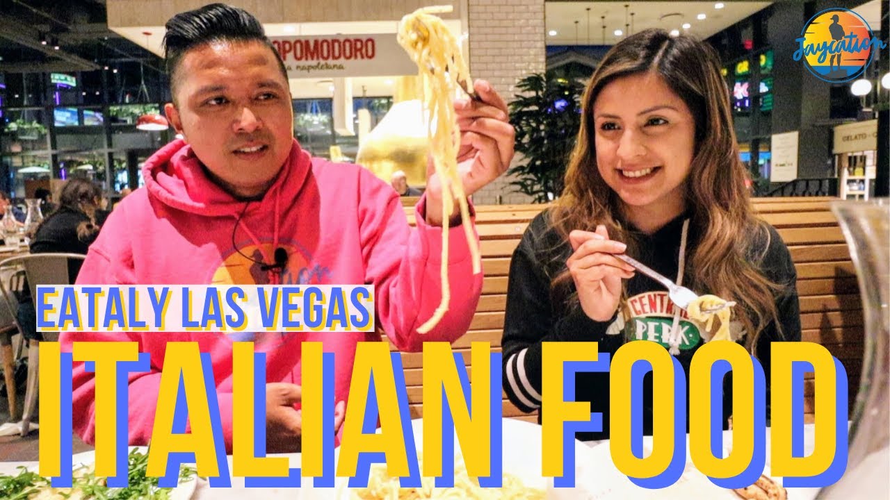 Trying Classic ITALIAN Food in EATALY LAS VEGAS at Park MGM - Ft. @NormaGeli