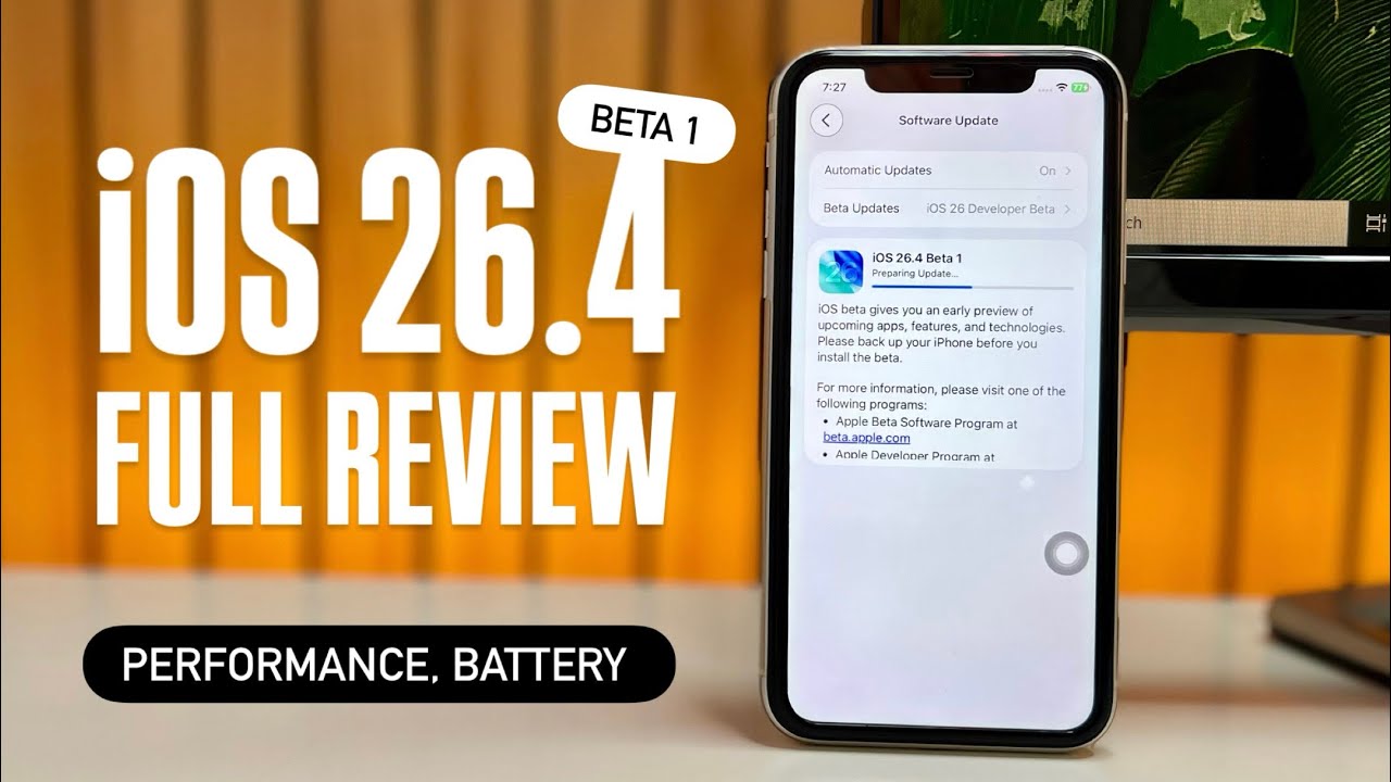 iOS 26.4 Beta 1 Full Review - iOS 26.4 Beta Performance, Battery Drain Fixed