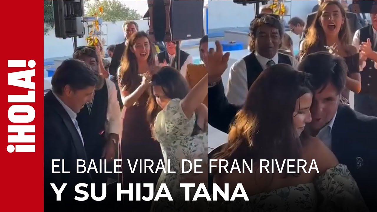 El baile de Cayetana Rivera con su padre, Fran Rivera, en la boda de Alberto Herrera y Blanca