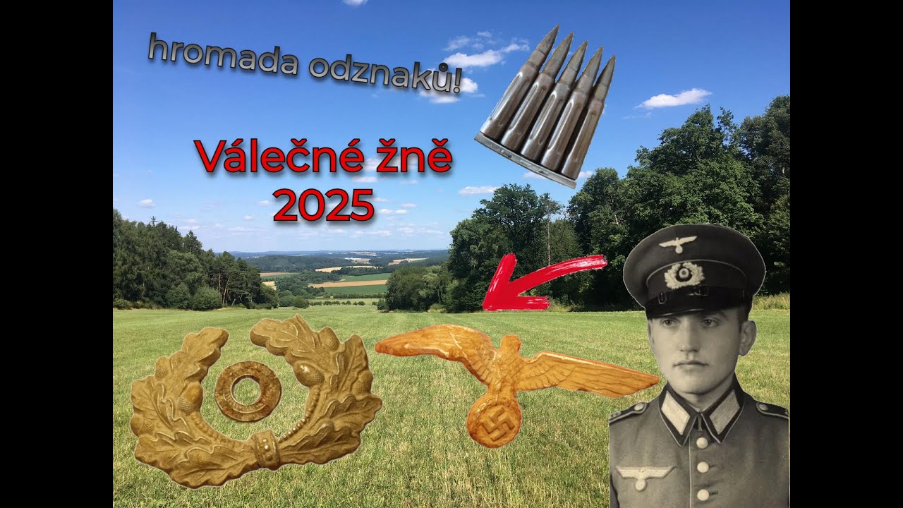 Válečné žně 2025- hromada německých odznaků, AG knoflík a další|War Harvest 2025