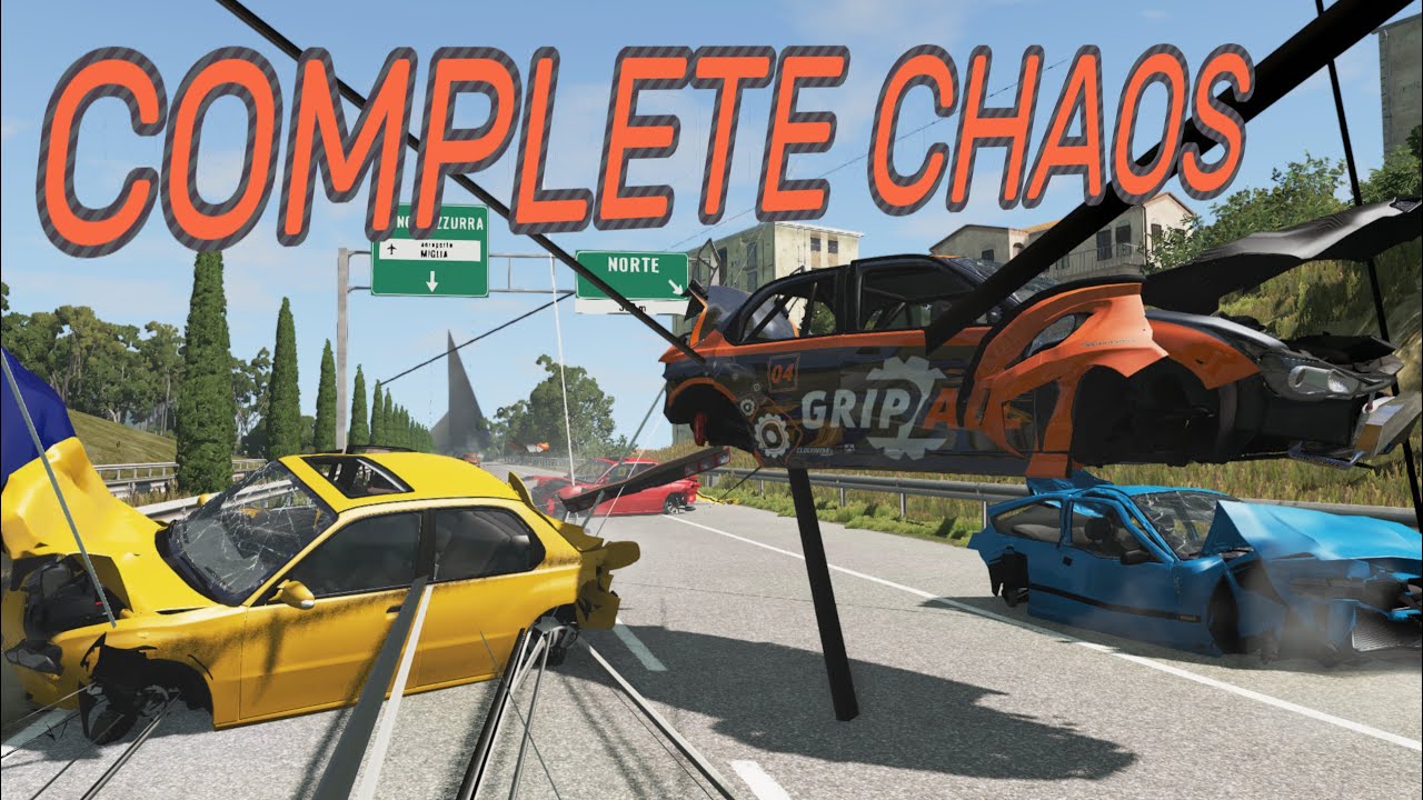 ПОЛНЫЙ ХАОС с НАРУШЕННОЙ ФИЗИКОЙ - BeamNG.drive