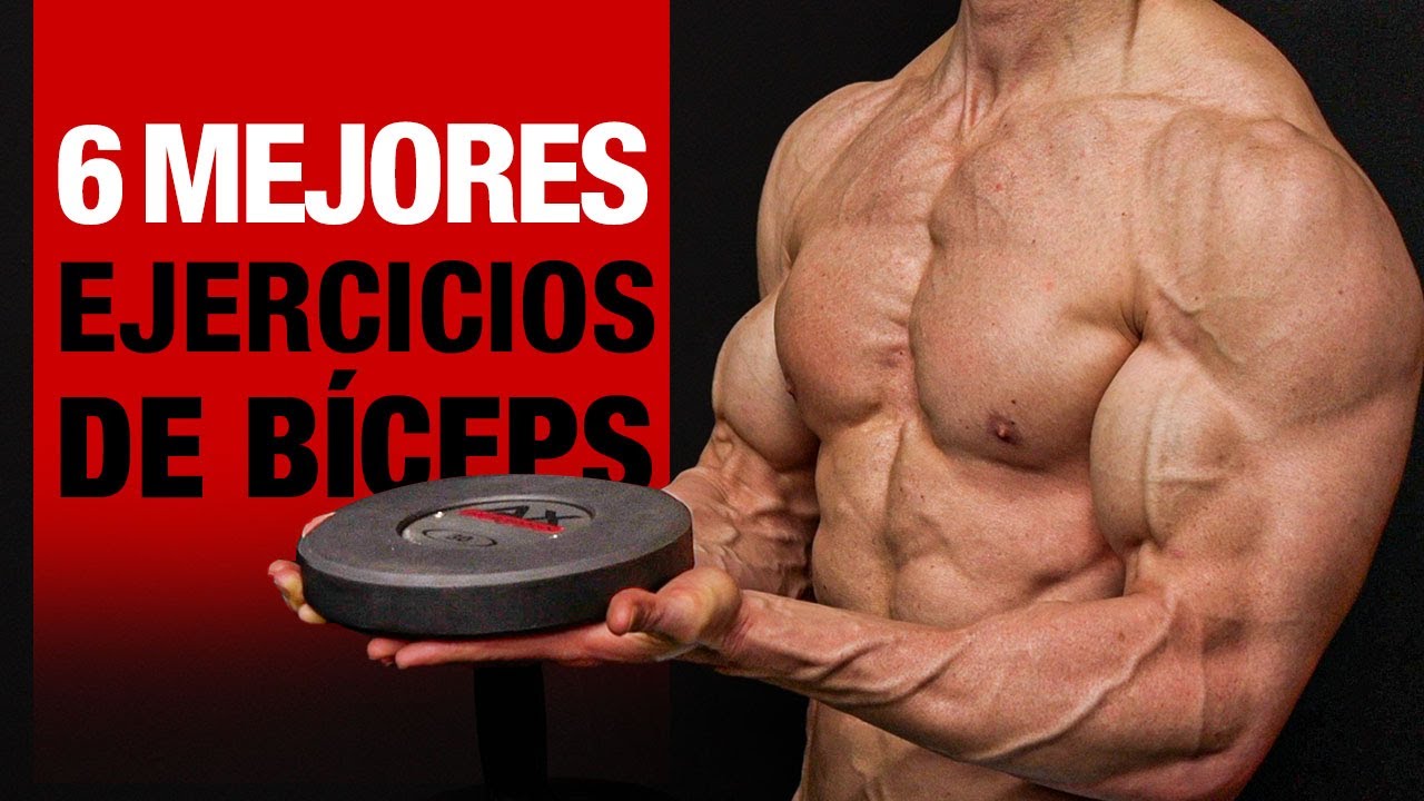 6 MEJORES Ejercicios para BICEPS ¡No te los Pierdas!