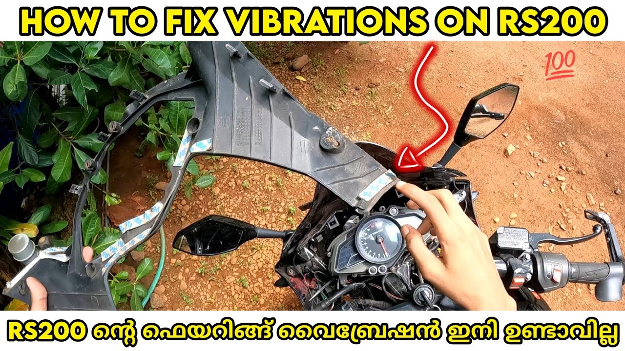 How to Fix RS200 Vibrations| RS200ന്റെ ഫെയറിങ്ങ് വൈബ്രേഷൻ ഇനി ഉണ്ടാവില്ല| Detailed Remedies