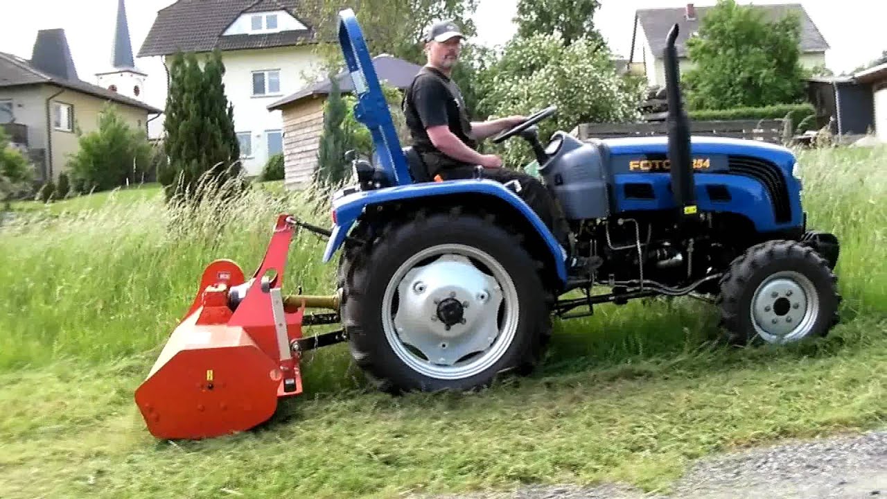 Foton 254 mit Fehrenbach Bingo Mulcher