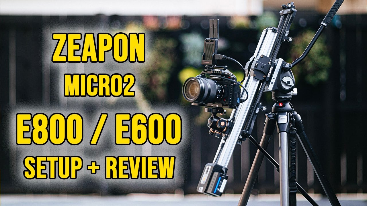 Zeapon E800/E600 Motorized Slider Review + Setup Guide!