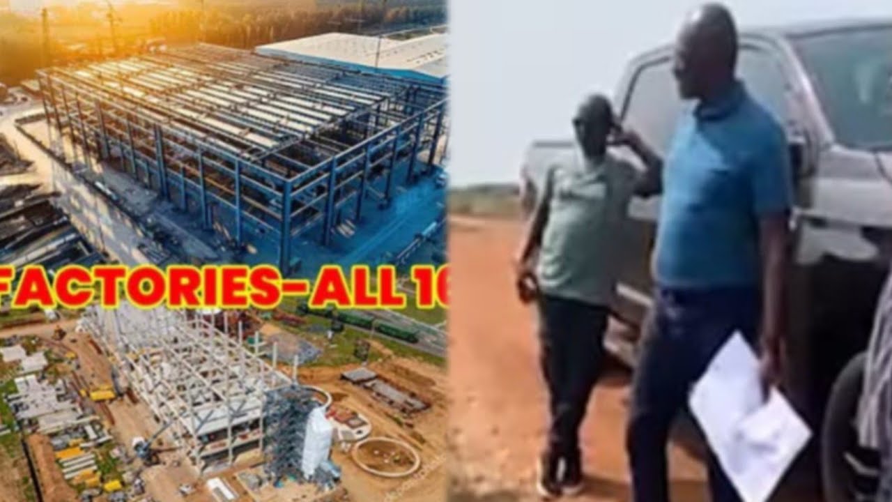 KEN'S @ENEMIES@ in shame.....Building factories in all the 16 regions in Ghana